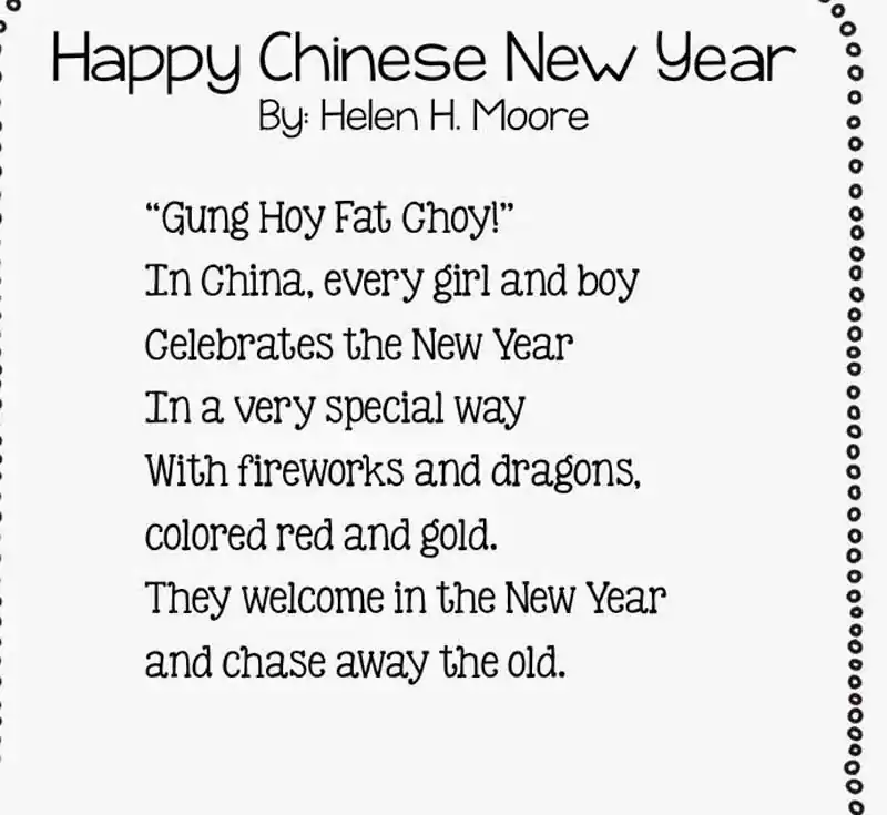 Chinese New Year Poem