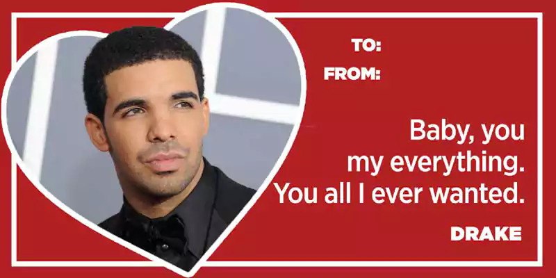 Drake Valentines Day Card