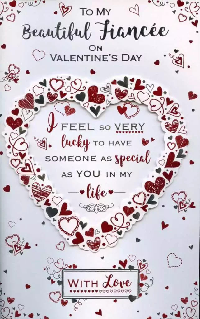 Fiance Valentines Day Card