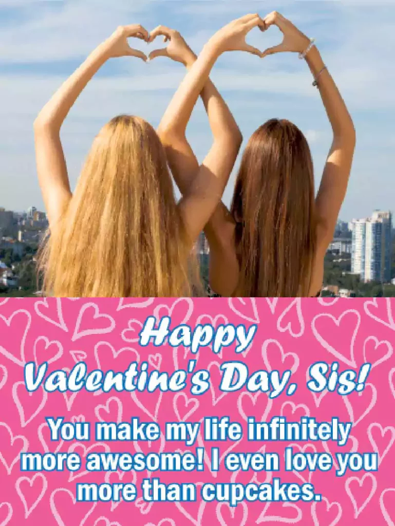 Happy Valentines Day Sister Images