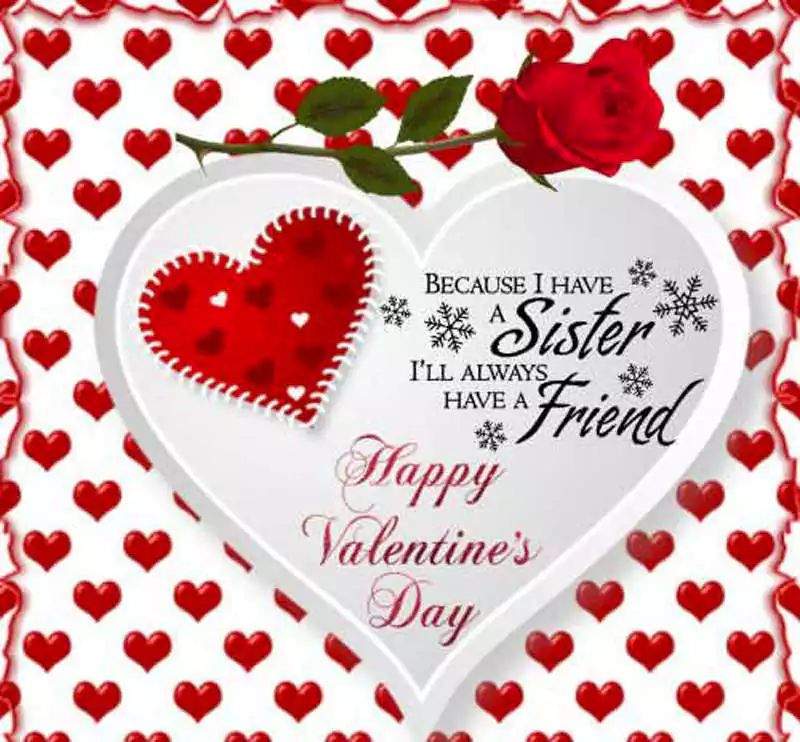 Happy Valentines Day Sister Images