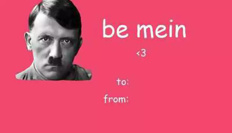 Hitler Valentines Day Card