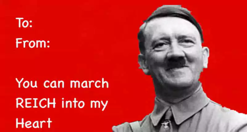 Hitler Valentines Day Card