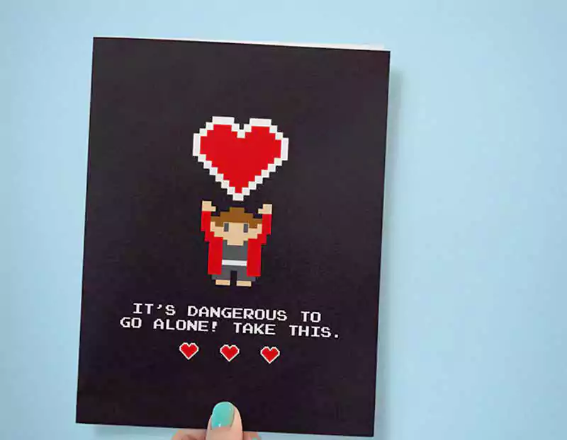 Nerdy Valentines Day Card
