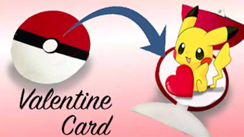 Pokemon Valentines Day Card