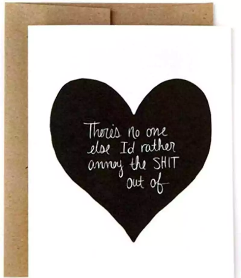 Sarcastic Valentines Day Card