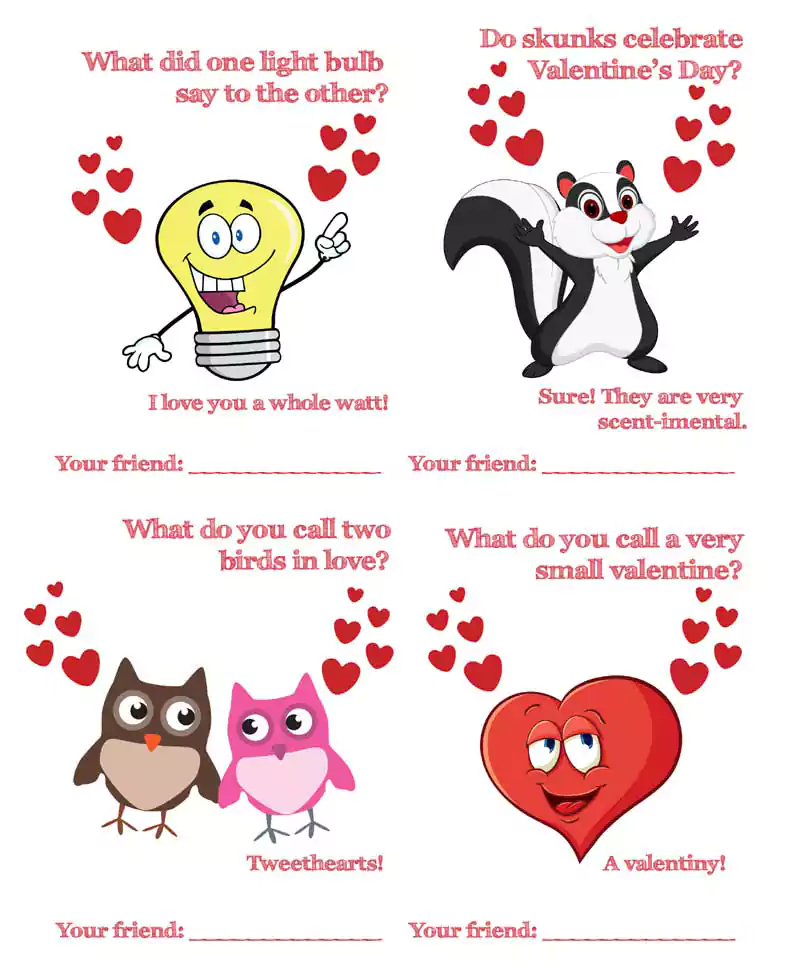 Valentines Day Card Printable