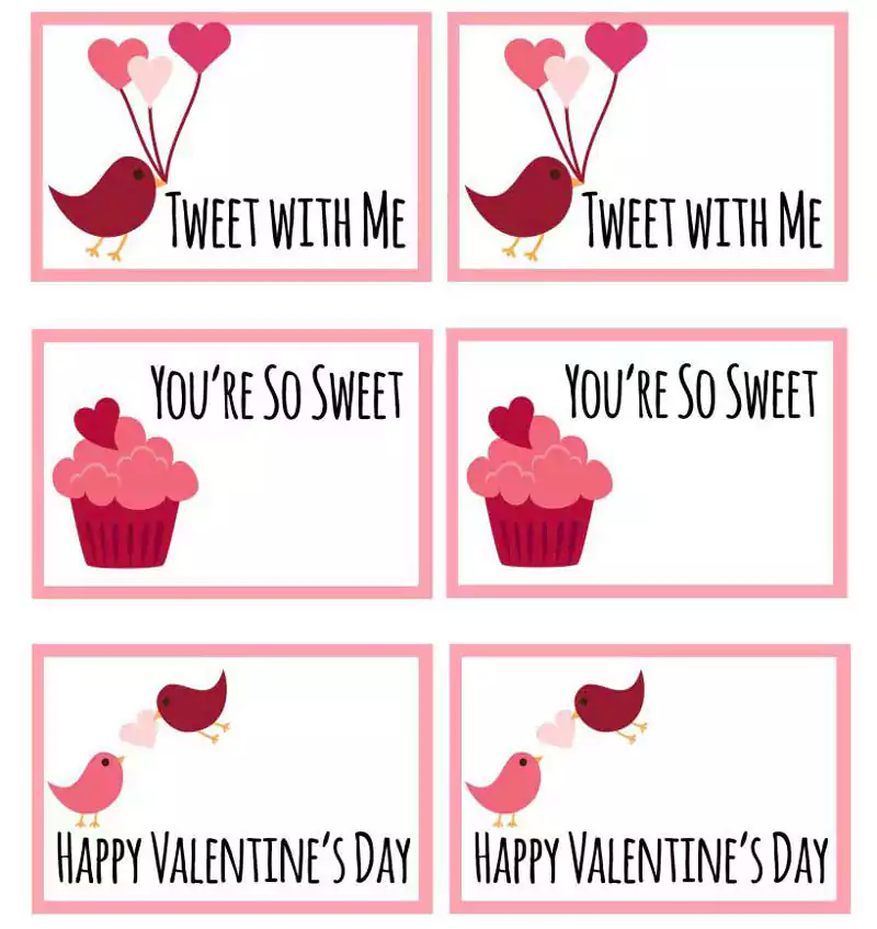 Valentines Day Card Printable