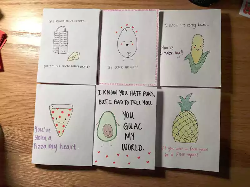 Valentines Day Card Puns
