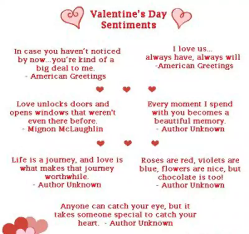 Valentines Day Card Sayings