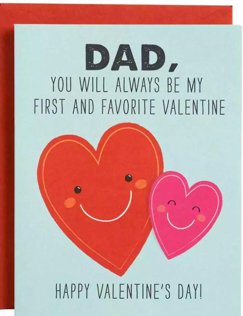 Valentines Day Card for Dad