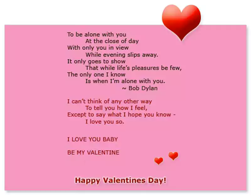 Valentines Day Poems for Daughter