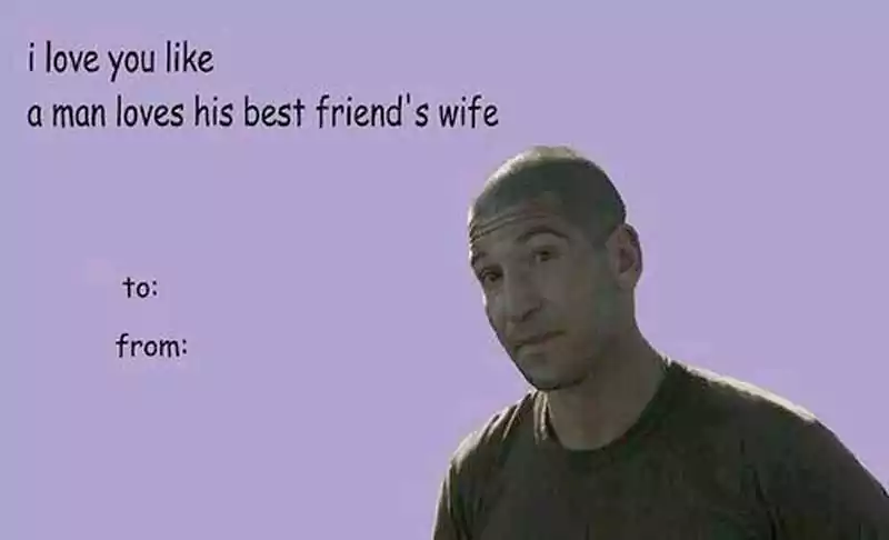 Walking Dead Valentines Day Card