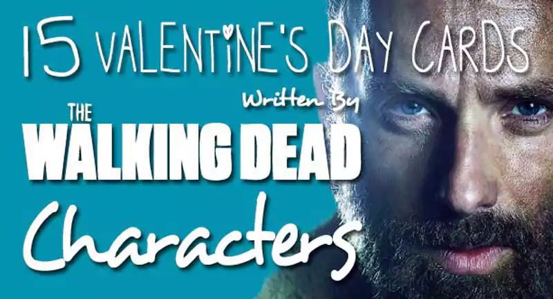 Walking Dead Valentines Day Card