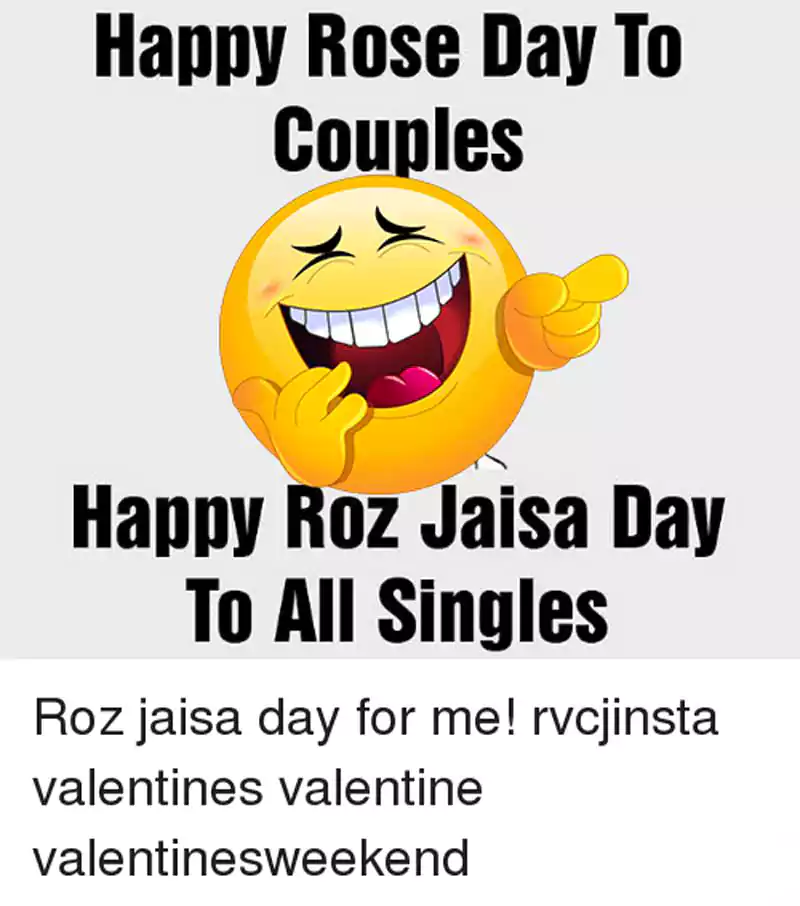 rose day funny image