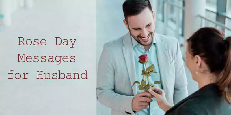 rose day wishes message for hubby