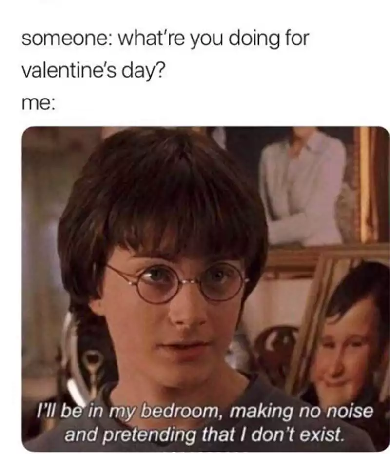 Alone on Valentines Day Meme