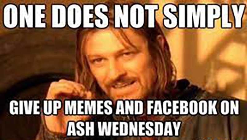 Ash Wednesday Meme