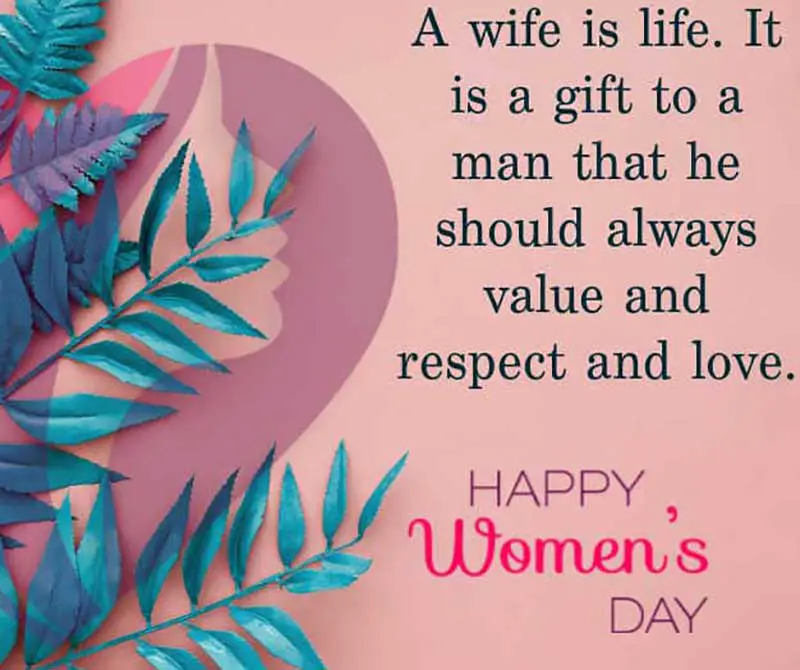 International Womens Day Wishes for Wife