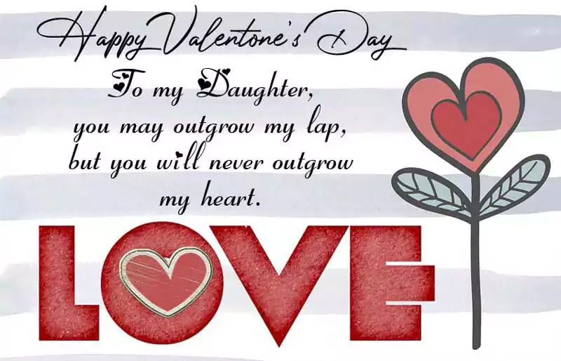Valentines Day Messages for Daughter