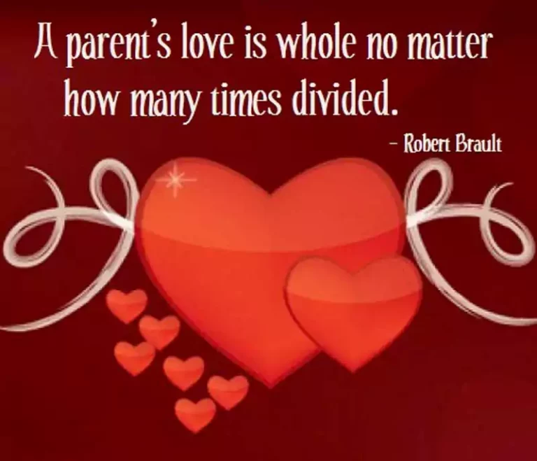 Being whole and loved. Parental Love.