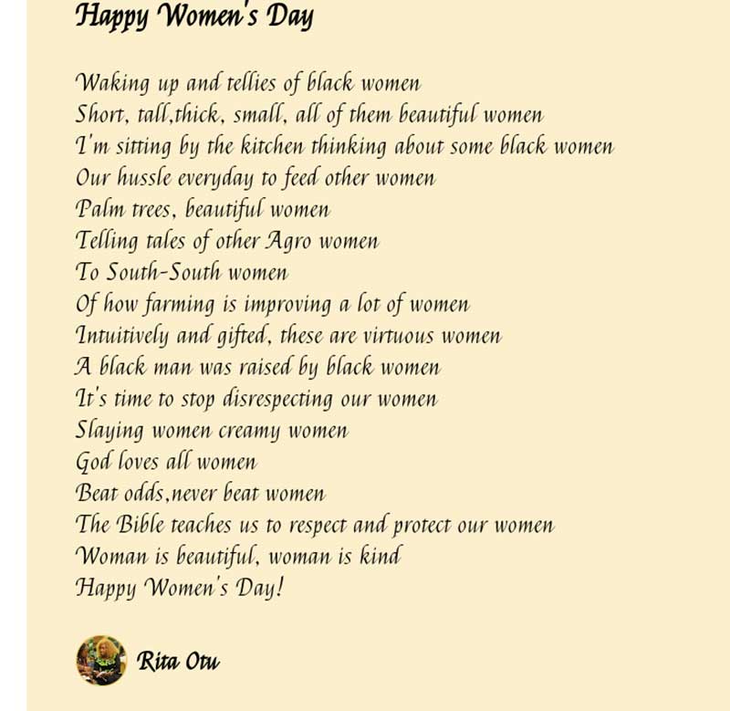 Womens Day Poem