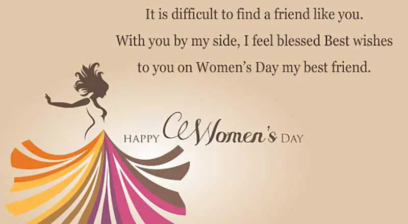 Womens Day Wishes to Best Friend
