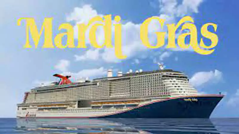mardi gras cruise ship pictures