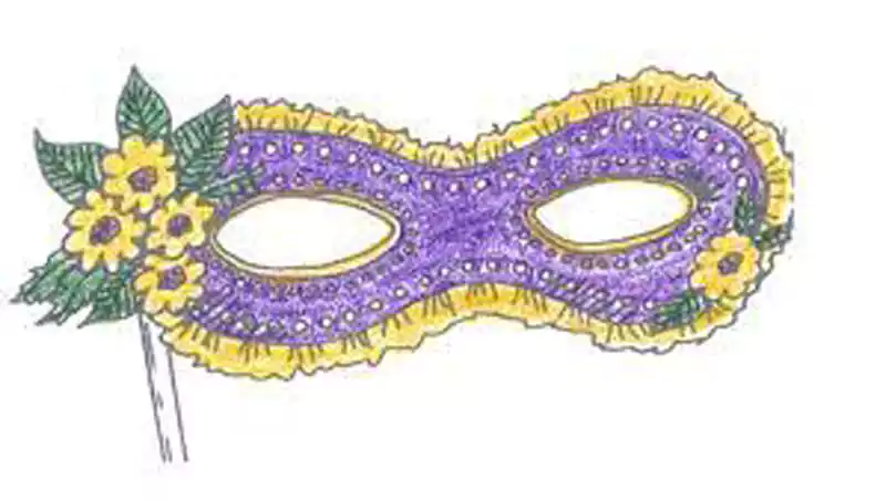 mardi gras mask cartoon images