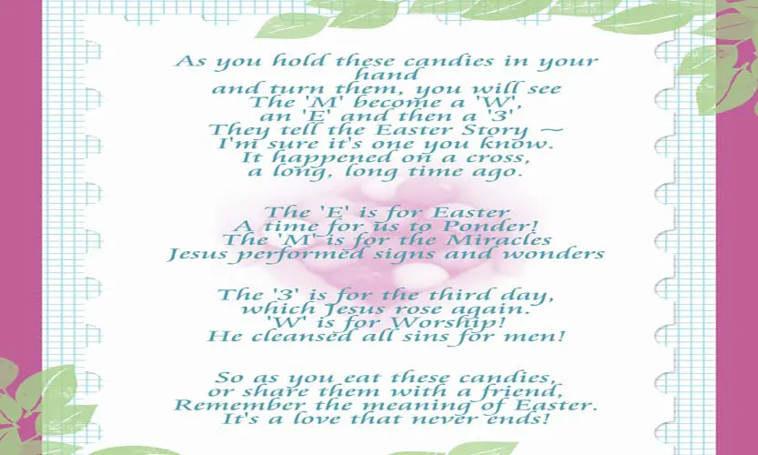 Easter Sunday Poem