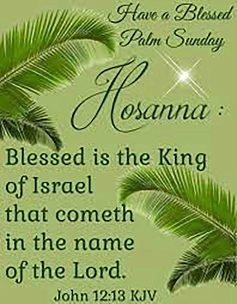 Hosanna Palm Sunday Quotes