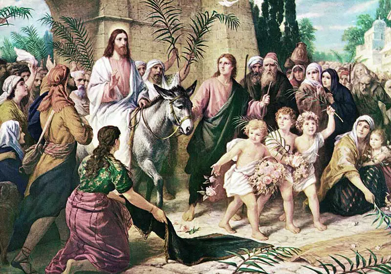 Jesus Palm Sunday Images