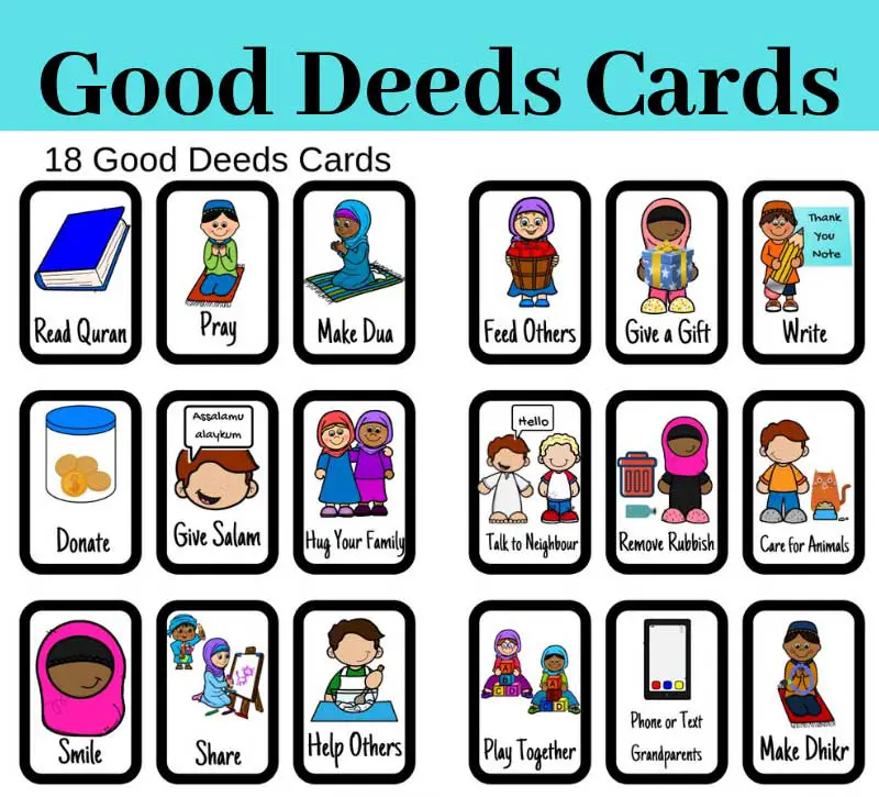Ramadan Good Deed Cards