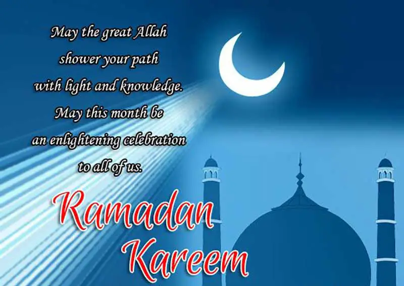 Ramadan Kareem Message English