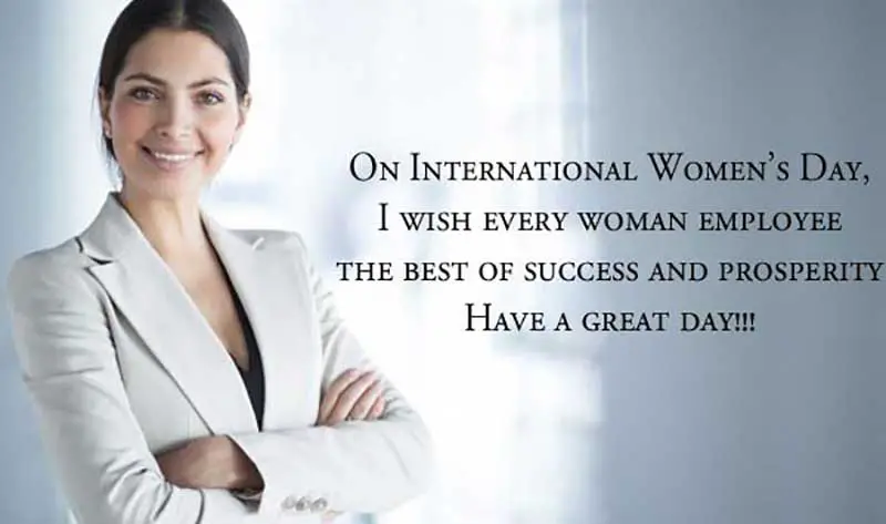 Womens Day Message for Employees
