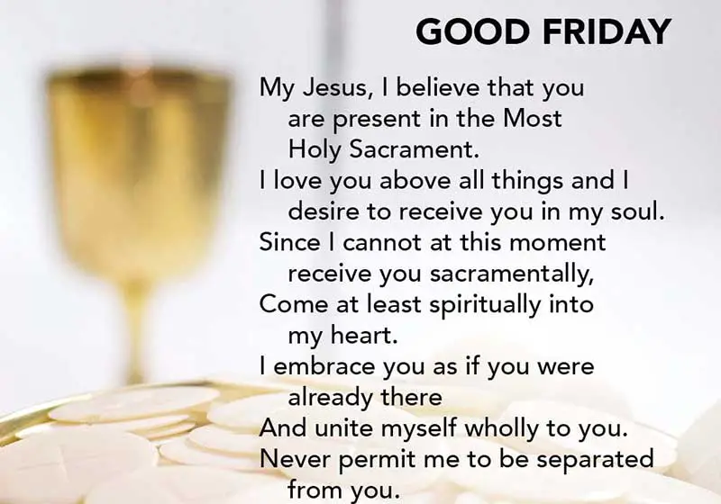 catholic prayer for good friday