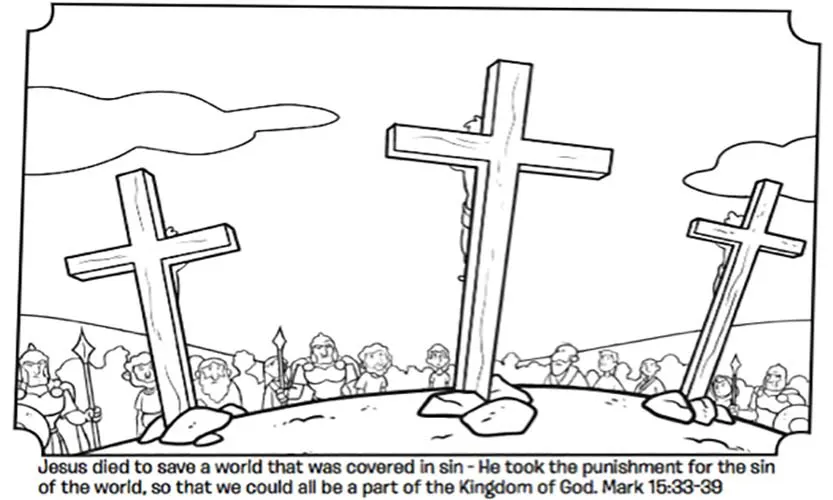 easter sunday coloring pages