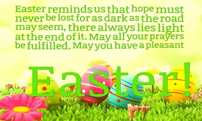 easter sunday message of hope