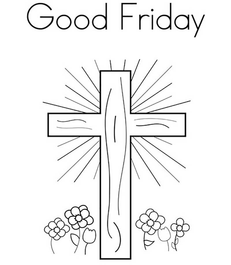 free printable good friday coloring pages