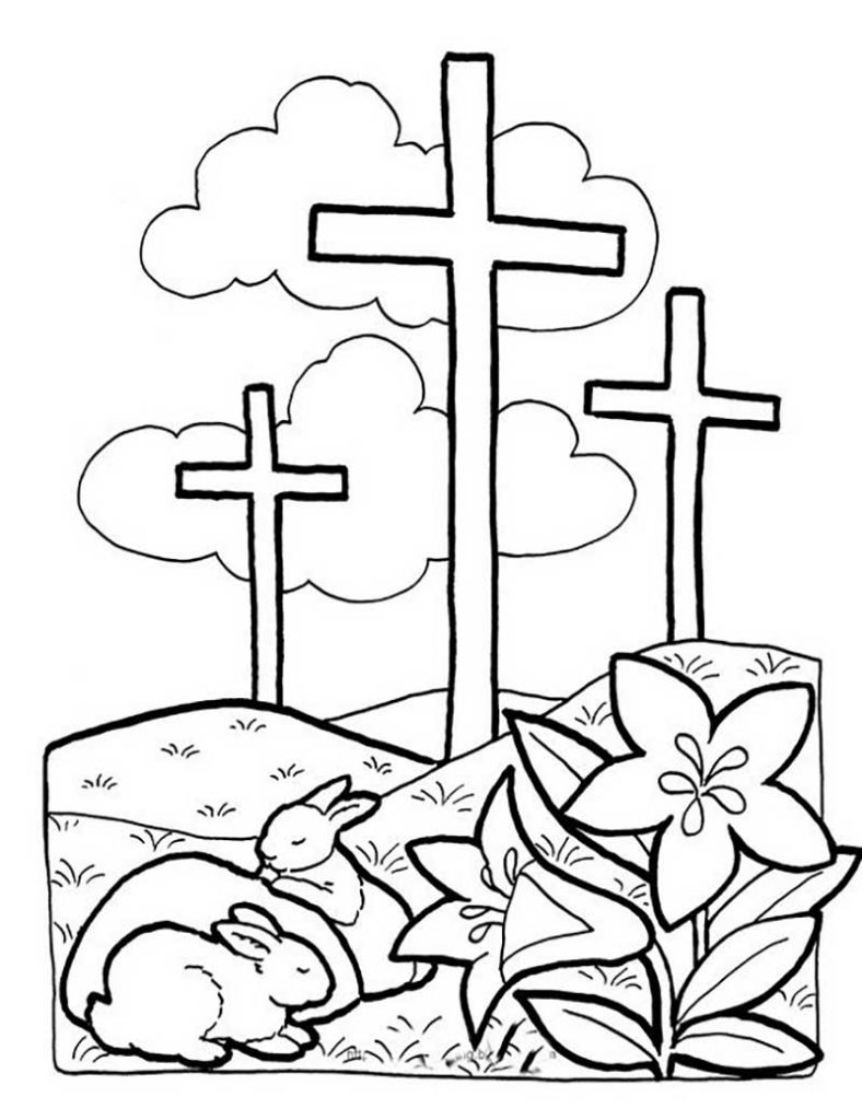 good friday coloring pages for preschoolers