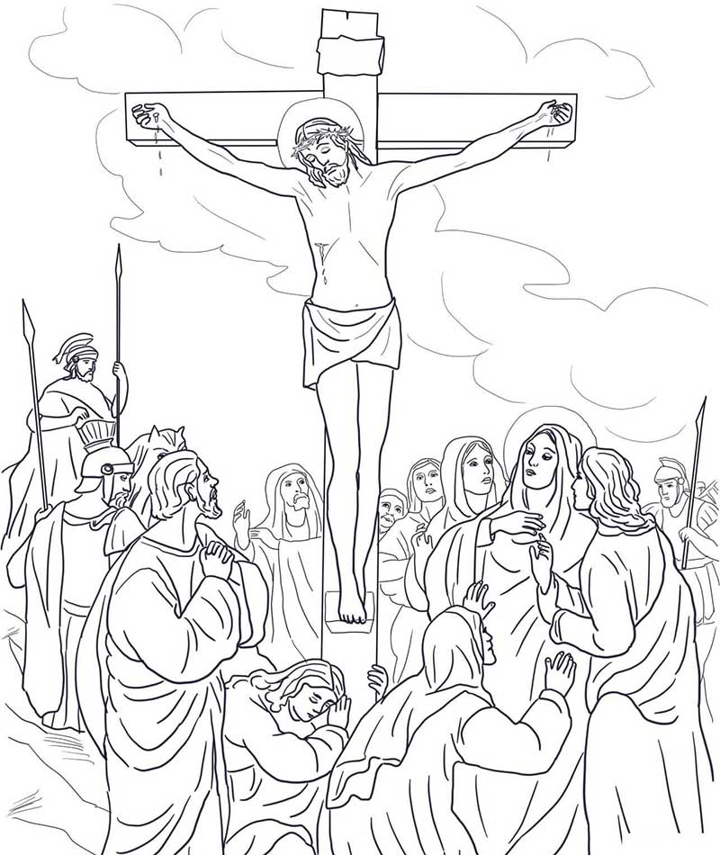 good friday coloring pages for preschoolers