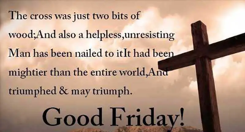 good friday message wishes