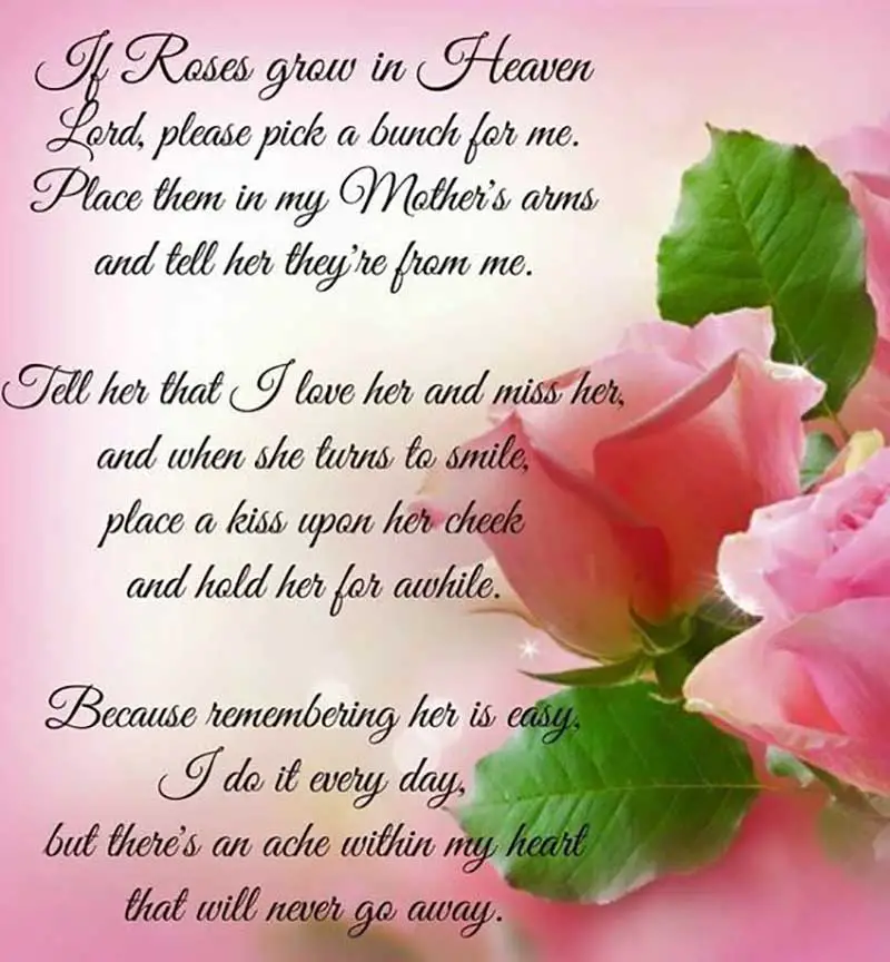 happy mothers day in heaven quotes