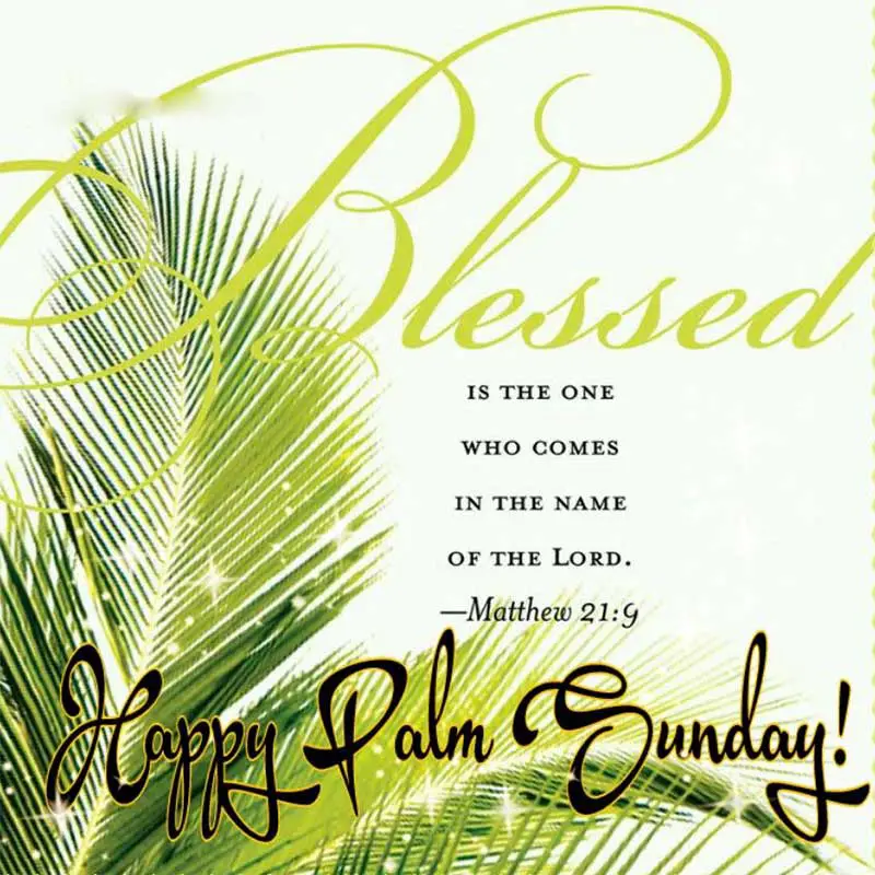 happy palm sunday images picture