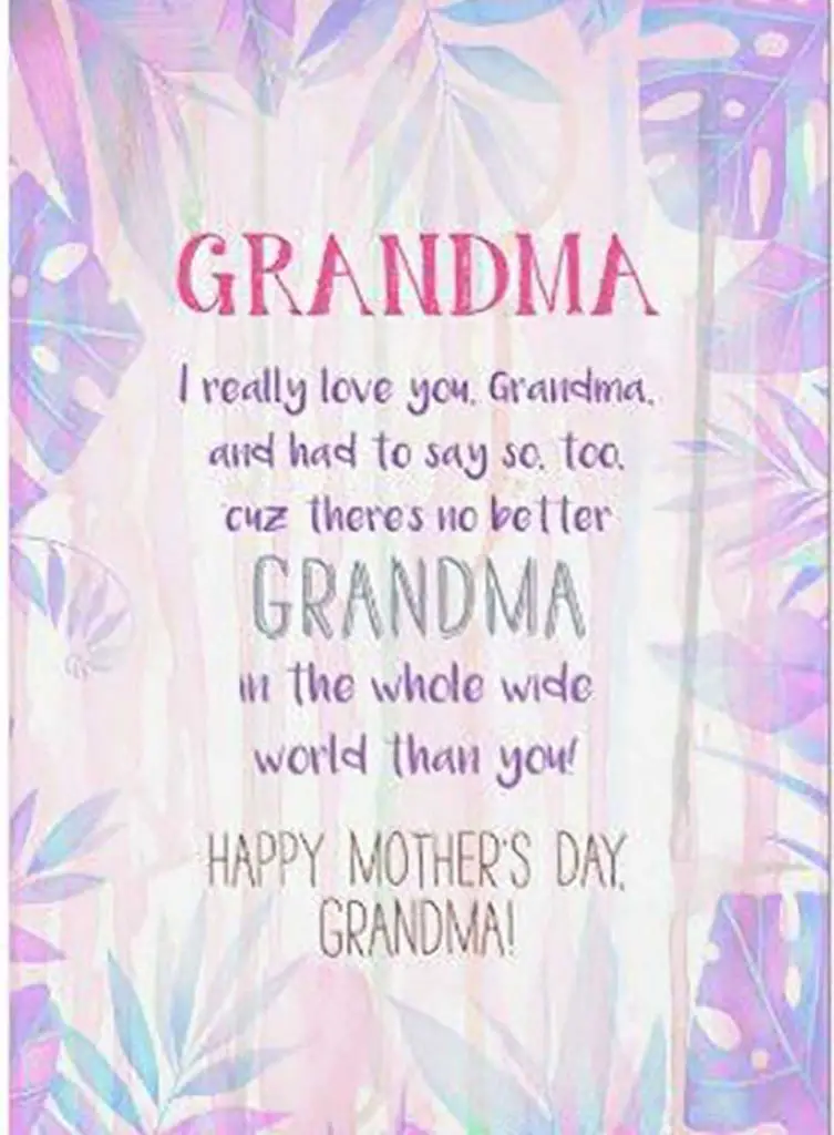 mothers day cards for grandma