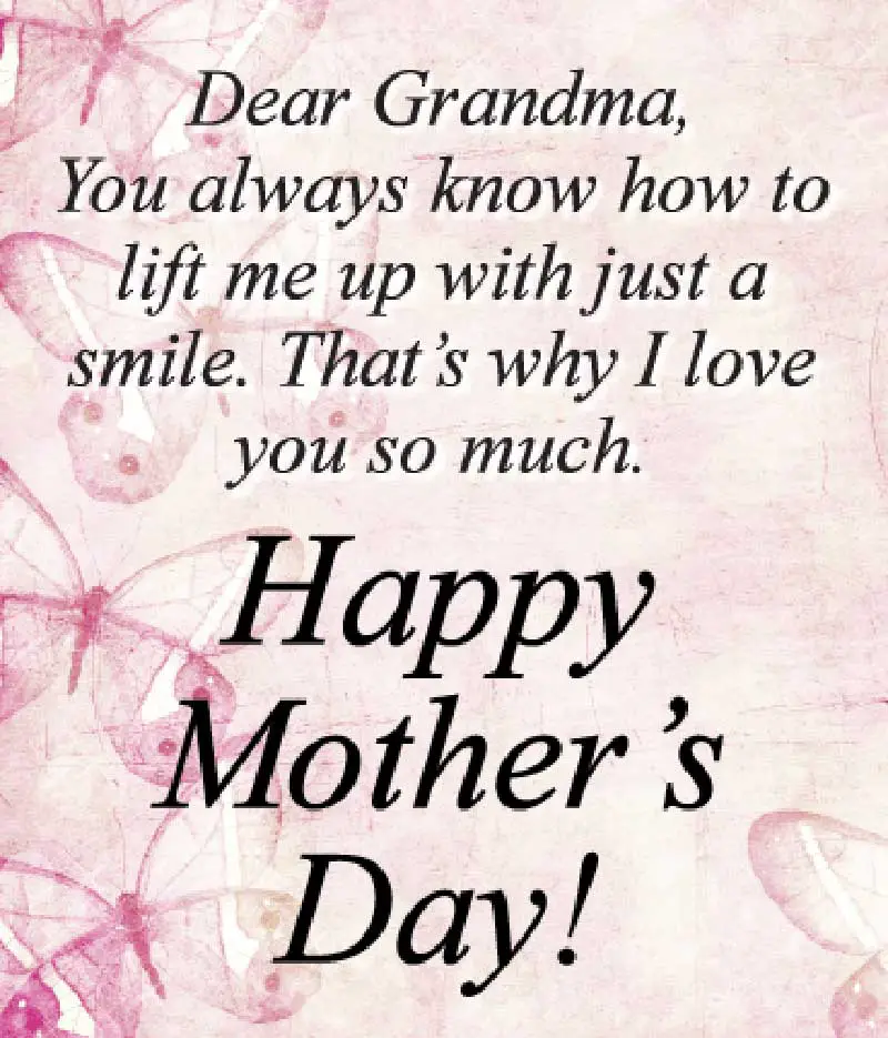 mothers day cards for grandma