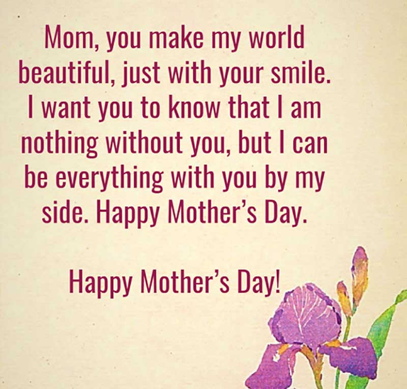 mothers day messages in english