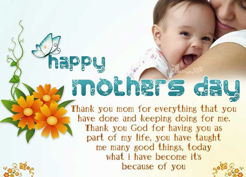 mothers day thank you message