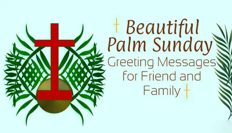palm sunday message