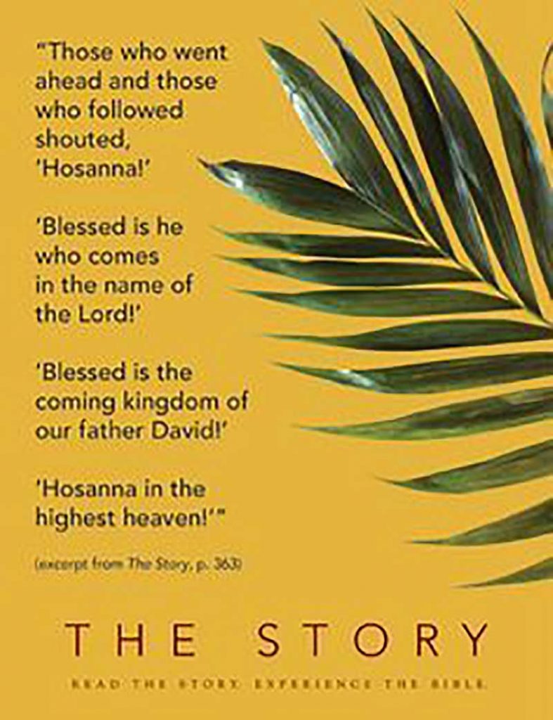 palm sunday message in the bible